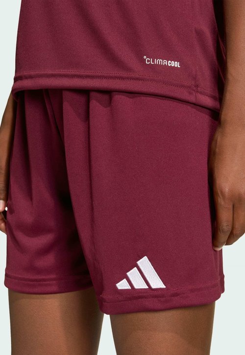 adidas PERFORMANCE ENTRADA26 SHORTS KIDS UNISEX - Pantalón corto de deporte - team maroon white — photo 3