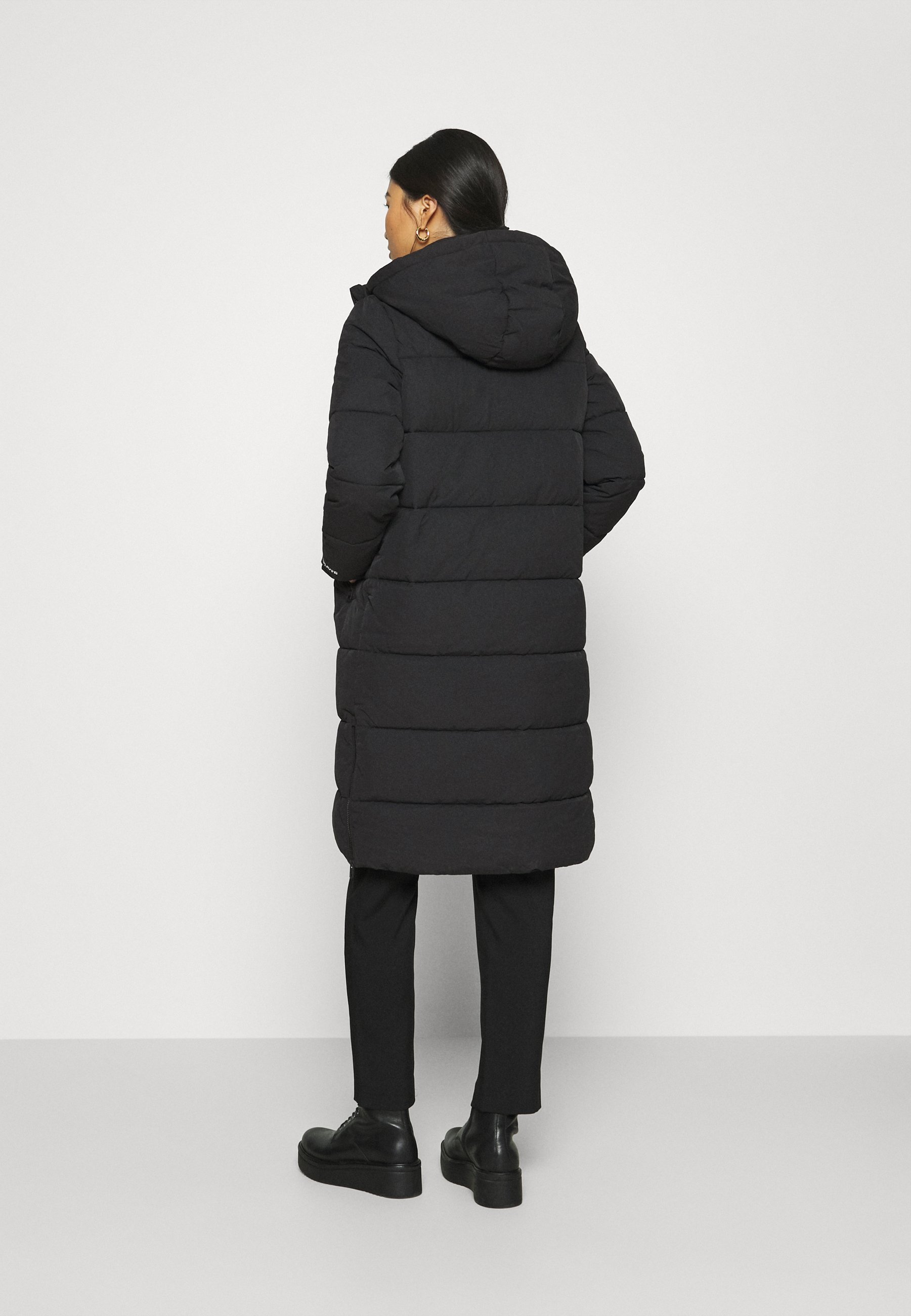 calvin klein jeans peached long puffer