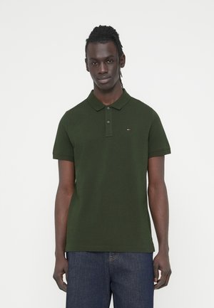 SLIM PLACKET - Polo - kingston green