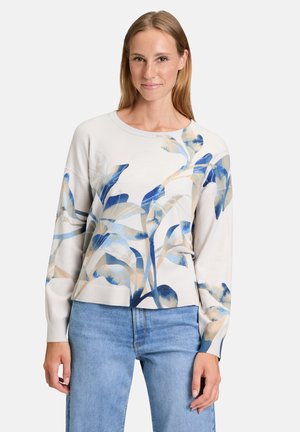 MIT PRINT - Maglione - grey/blue