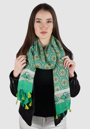 Harpa Schal - green/lime