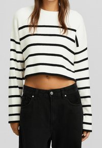 Bershka Stickad tröja - beige