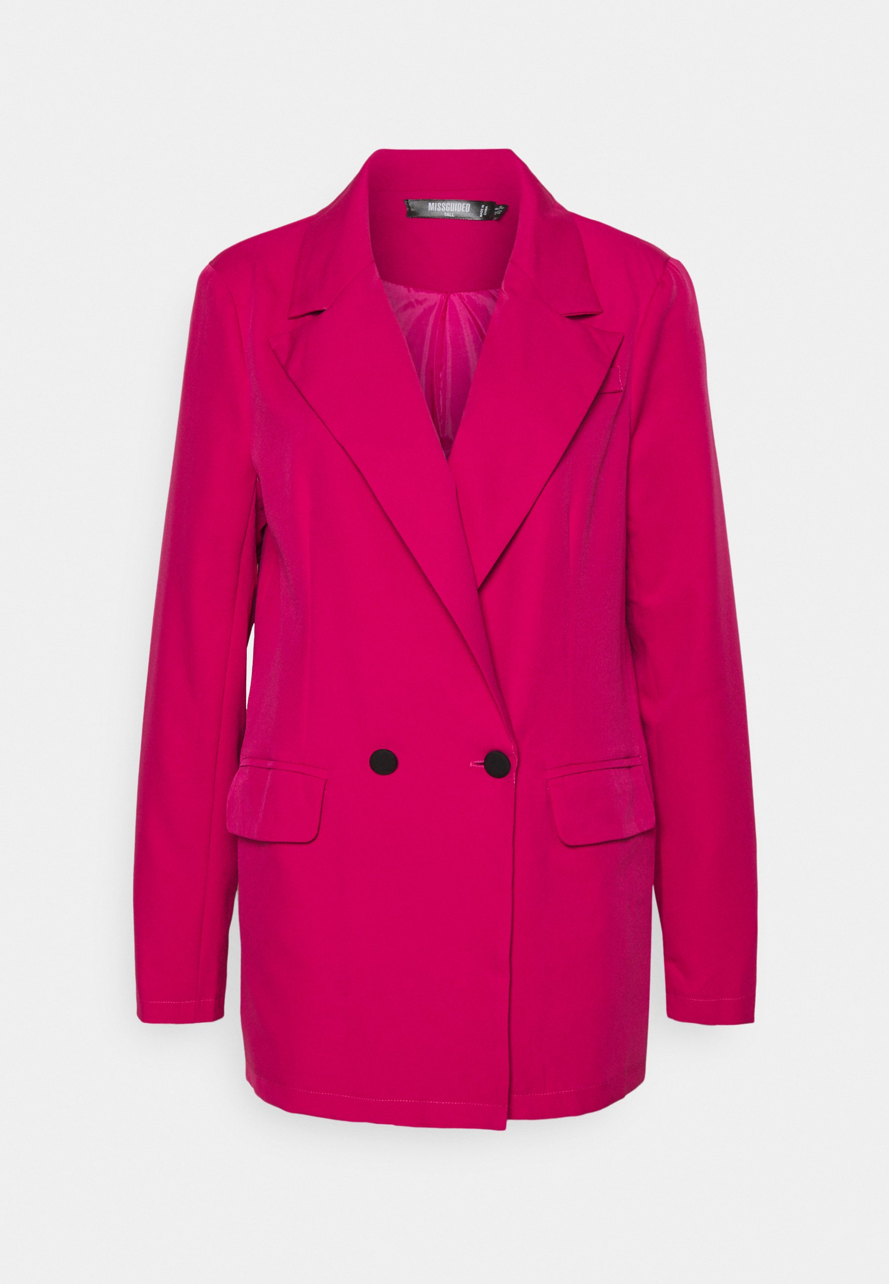 double breasted blazer pink