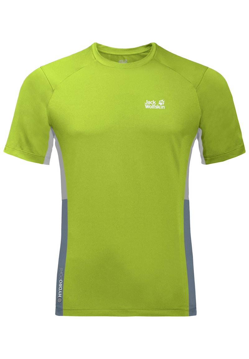 Damen Sportbekleidung | Jack Wolfskin NARROWS T-Shirt print spring lime/grün - KC06453 Damen Sportbekleidung | Jack Wolfskin NARROWS T-Shirt print spring lime/grün - KC06453