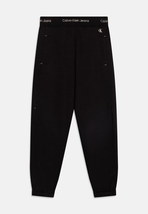 INTARSIA - Pantalon de survêtement - black