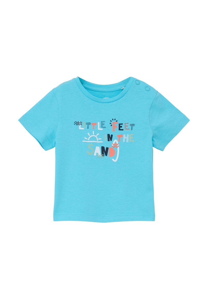 s.Oliver MIT STATEMENT - T-shirt z nadrukiem