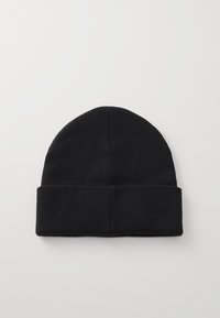 Calvin Klein Jeans MONO LOGO PATCH BEANIE - Beanie - black