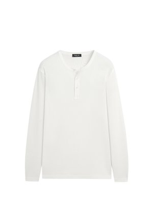 Massimo Dutti, Langarmshirt - white