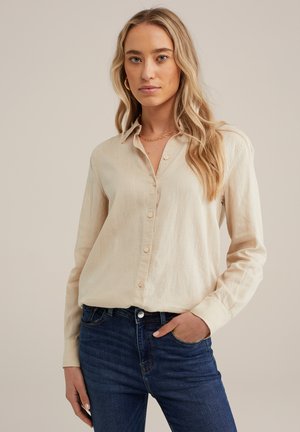 WE Fashion Overhemdblouse - beige