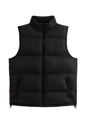 REGULAR FIT SLEEVELESS PUFFER  - Smanicato - black