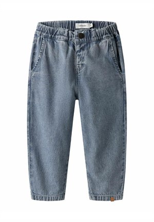 Ravne kavbojke - medium blue denim