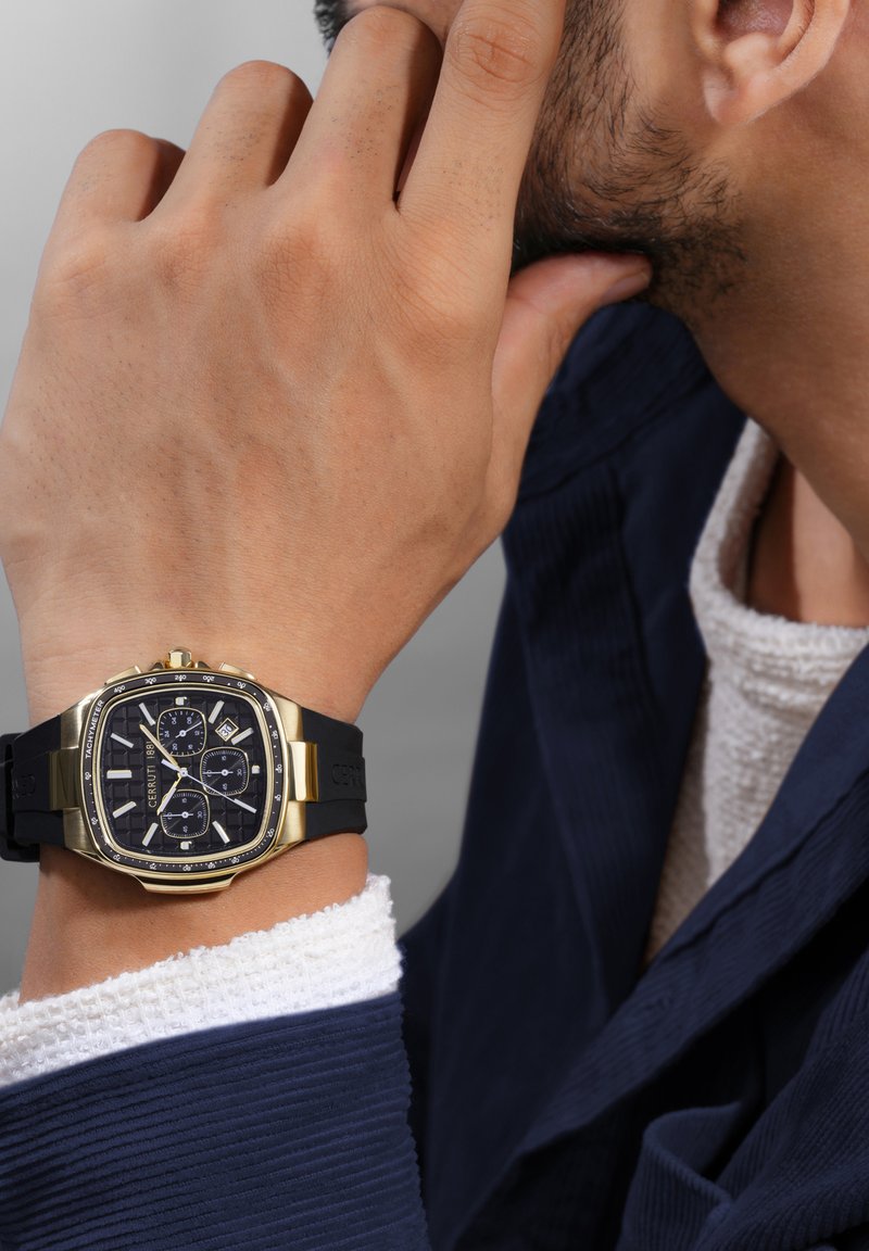 Cerruti 1881 CASALE - Hodinky - black and gold coloured