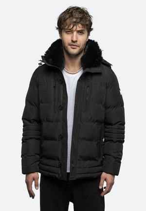 MIT ABNEHMBARER KAPUZE - Winterjacke - schwarz