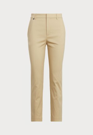 Lauren Ralph Lauren DOUBLE FACED STRETCH COTTON TROUSER - Trousers - beige