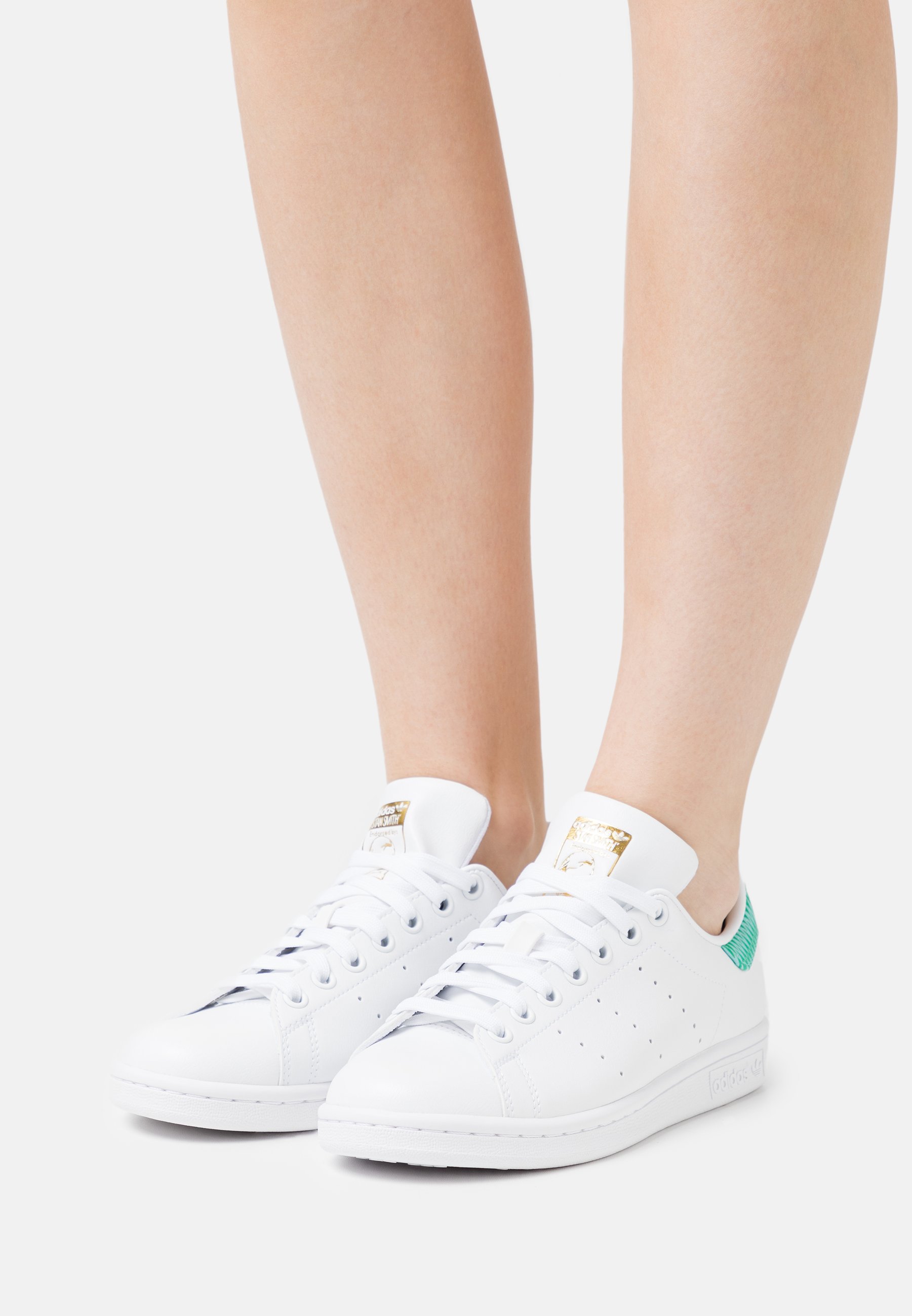 STAN SMITH - Sneakers laag - footwear white/green/gold STAN SMITH - Sneakers laag - footwear white/green/gold