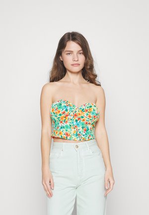 ONLY Petite ONLPELLA BUST - Μπλούζα - green