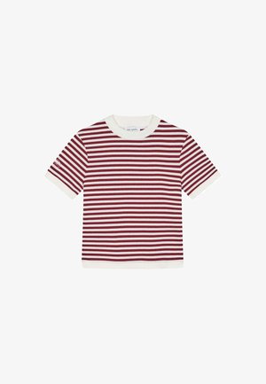 OH APRIL, NUALA STRIPED TEE - Print T-shirt - cherrywood