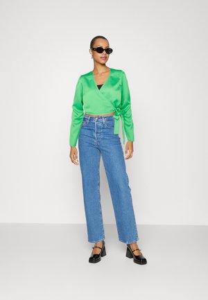 Pieces PCSENA WRAP - Blouse - green