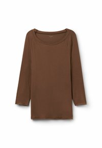 Top s dlouhým rukávem - Brown