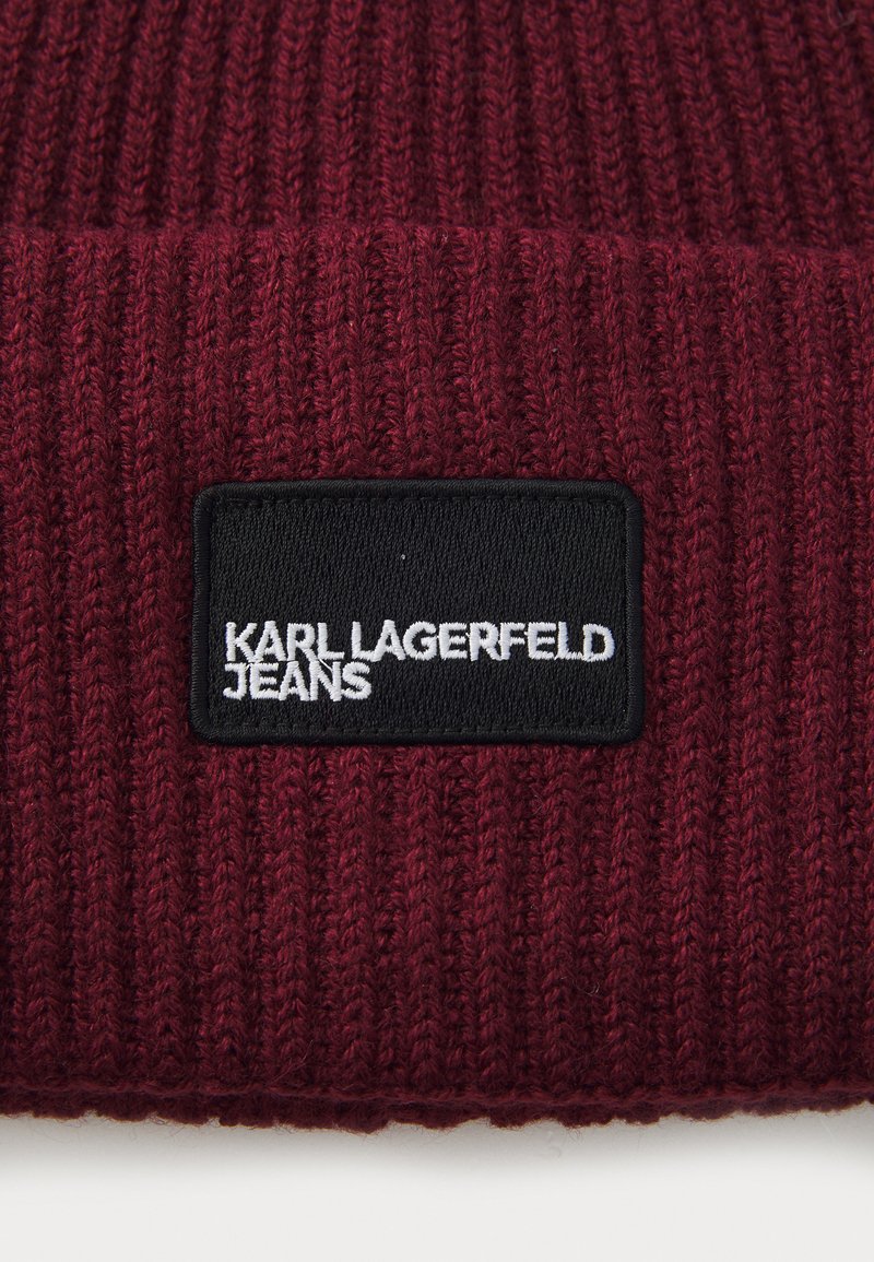 Karl Lagerfeld Jeans LOGO PATCH LONG - Beanie - zinfandel  display picture 3