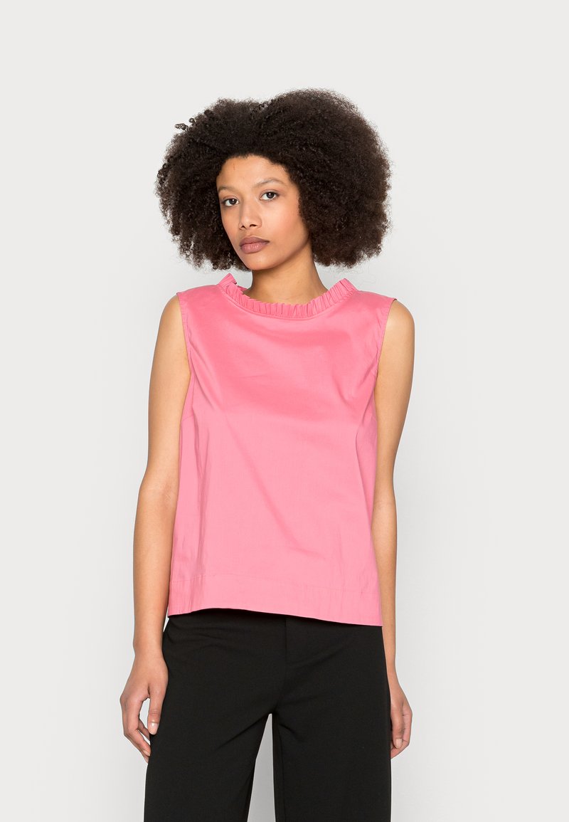 Damen Hemdblusen | More & More BLOUSE NON SLEEVE Bluse smooth pink/pink - VP67662 Damen Hemdblusen | More & More BLOUSE NON SLEEVE Bluse smooth pink/pink - VP67662