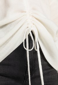 NA-KD CROPPED DRAWSTRING  - Camisola - offwhite