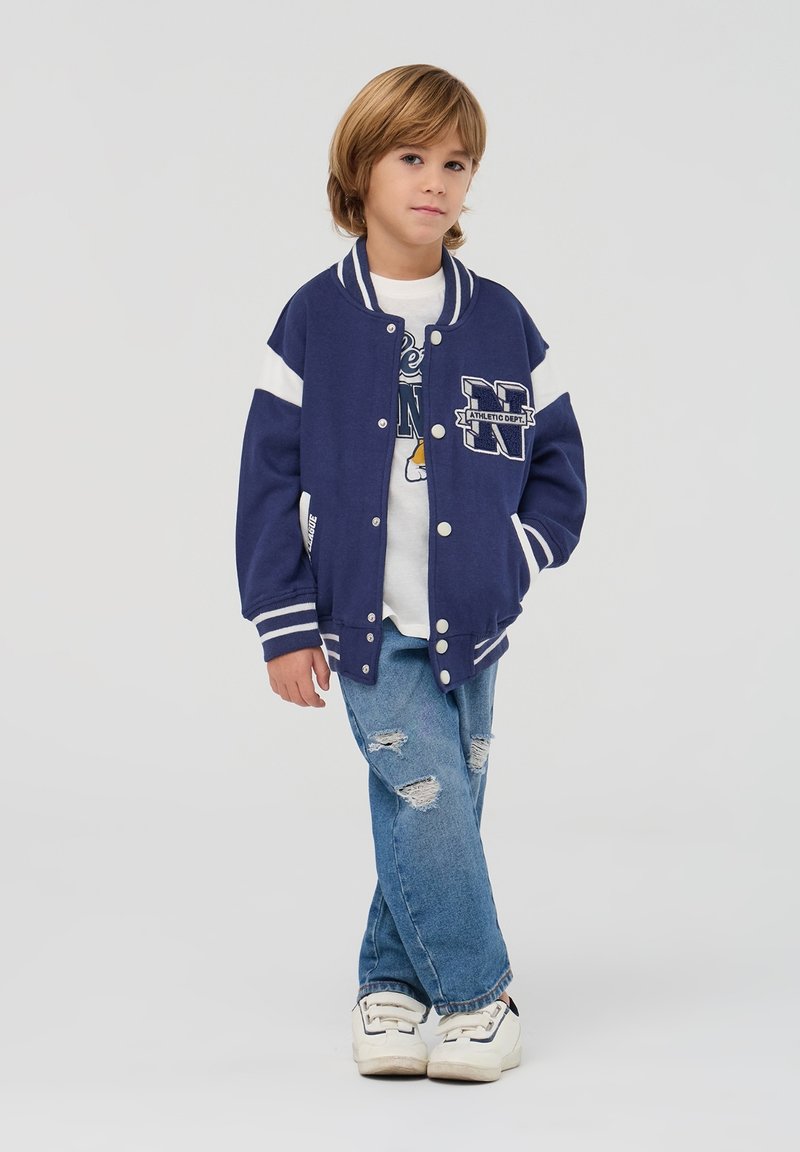 Terranova Giubbotto Bomber - blu denim scuro