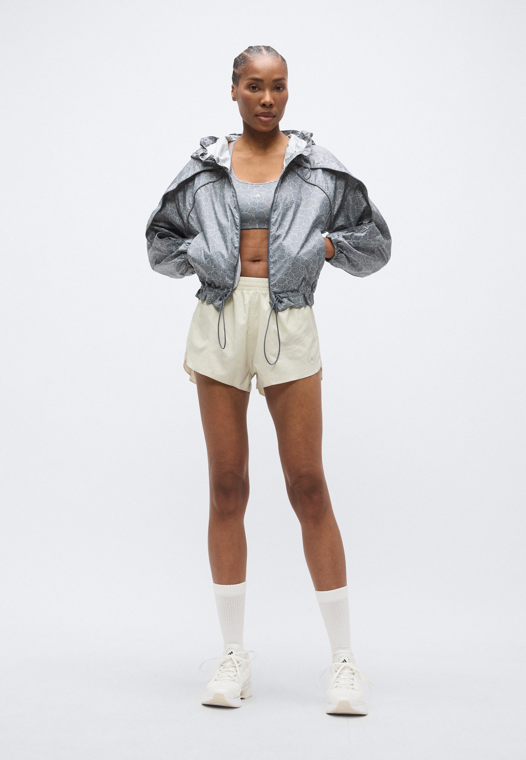adidas by Stella McCartney Windbreaker - light grey/onix/grey