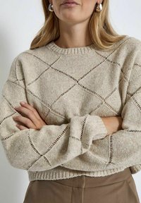 Desires SHELBY POINTELLE - Pulover - fog sand