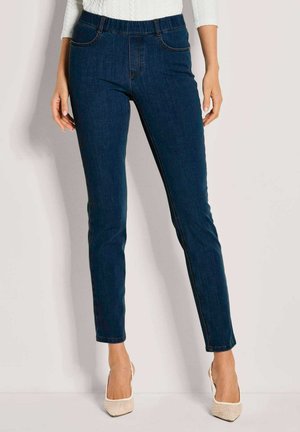MIT SCHLUPFBUND - Jeggings - darkblue