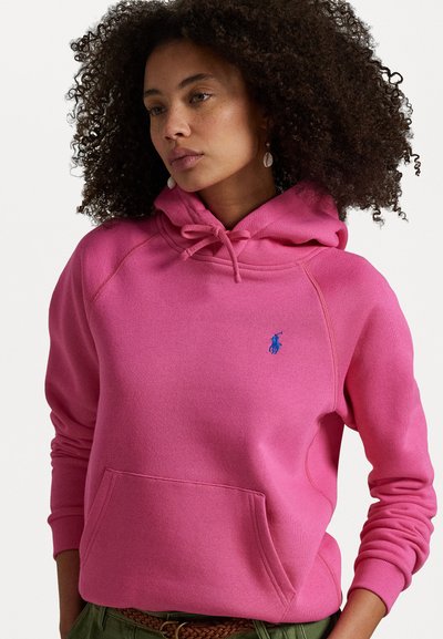 Polo Ralph Lauren SHRUNKEN FIT FLEECE HOODIE - Ikdienas džemperis - desert pink