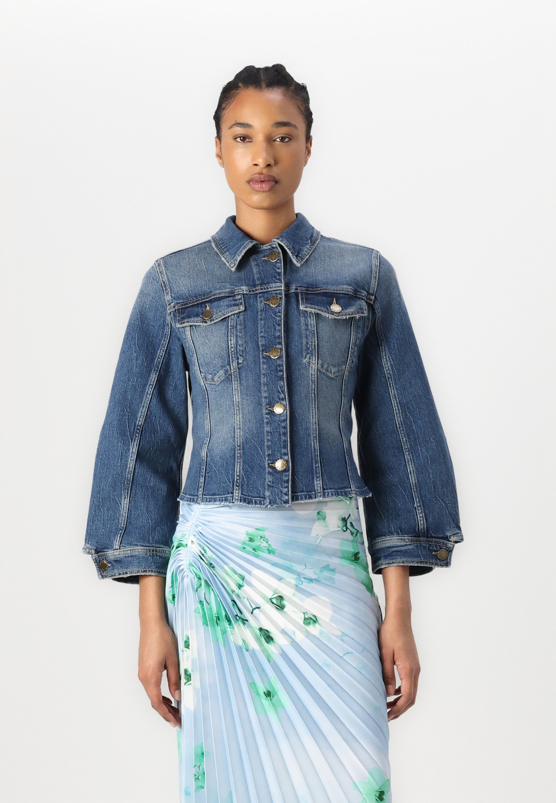 アウターその他 PINKO Woman Blazer Blue 104862A2BQ G82 Tailored blazer with crisscross closure PINKO → Shop Online