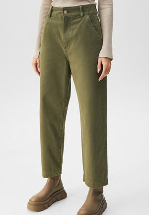 Trousers - darkgreen