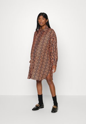 Blousejurk - black/orange