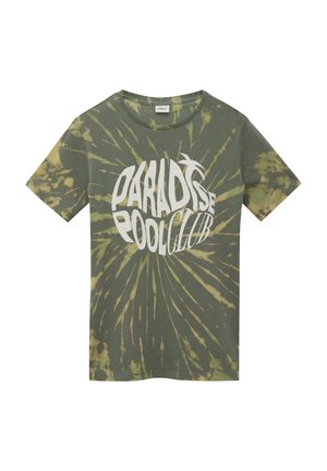 T-Shirt print - olivgrün