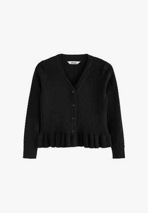 SCHOOL CABLE - REGULAR FIT - Vesta na kopčanje - black
