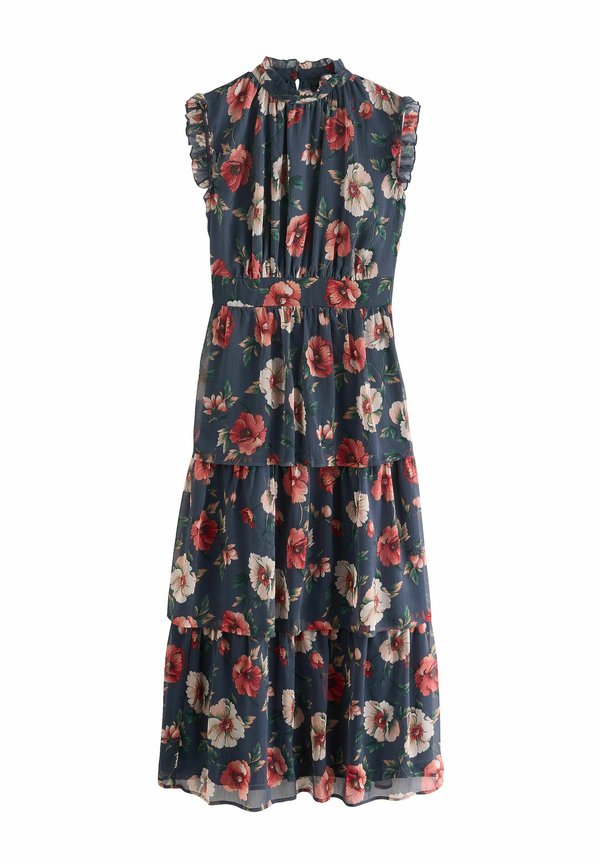 REGULAR FIT - PRINTT TIERED - Maxikleid