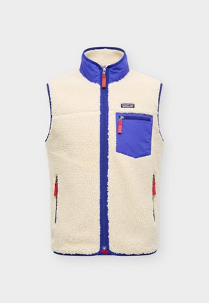 Patagonia, CLASSIC RETRO-X VEST - Γιλέκο - dark natural/cobalt blue