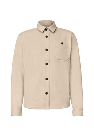 Street One MEN, OVERSHIRT MIT HERRINGBONE STRUKTUR - Leichte Jacke - antique beige