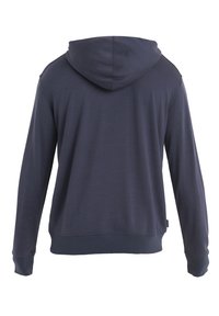 Námořnická mikina s jemnou texturou, vybavená stahovací kapucí, dlouhými rukávy a žebrovanými manžetami a lemem. Jednoduchý, funkční design.