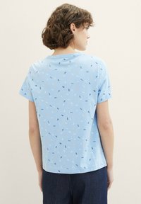TOM TAILOR T-shirt imprimé - blue multicolor minimal