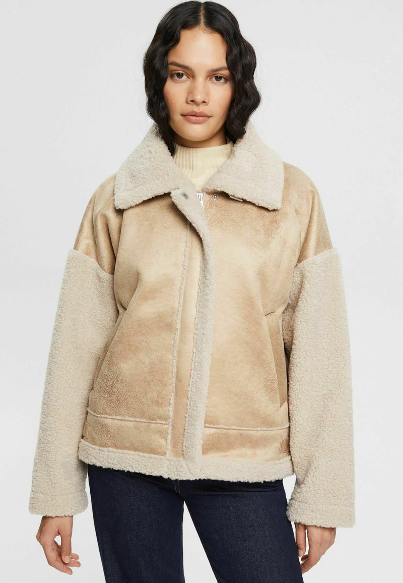 Esprit Winter jacket cream beige/beige Zalando.ie