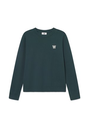 DOUBLE A BY W.W. CURT CREW NECK - Jumper - green gables