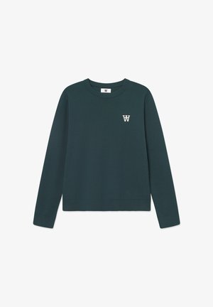 DOUBLE A BY W.W. CURT CREW NECK - Striktrøje - green gables