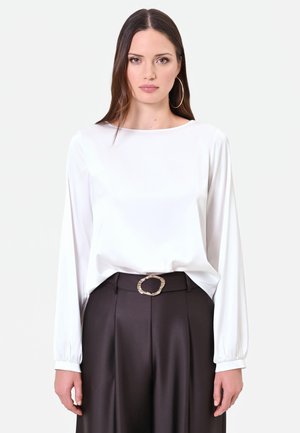 Rinascimento, BLUSA TINTA UNITA - Blouse - white