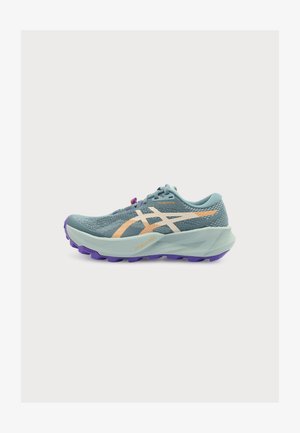 ASICS, TRABUCO - Trailové bežecké topánky - foggy teal/radiant amethyst