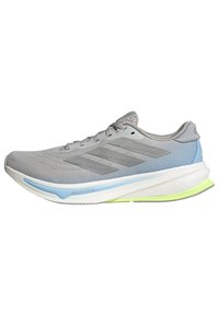 SUPERNOVA RISE - Tenisice za cestovno trčanje - grey two   matte silver   hi-res yellow