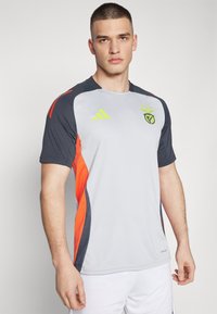 adidas Performance BENFICA LISSABON TRAINING JERSEY - Klubové oblečenie - light solid grey/semi solar red