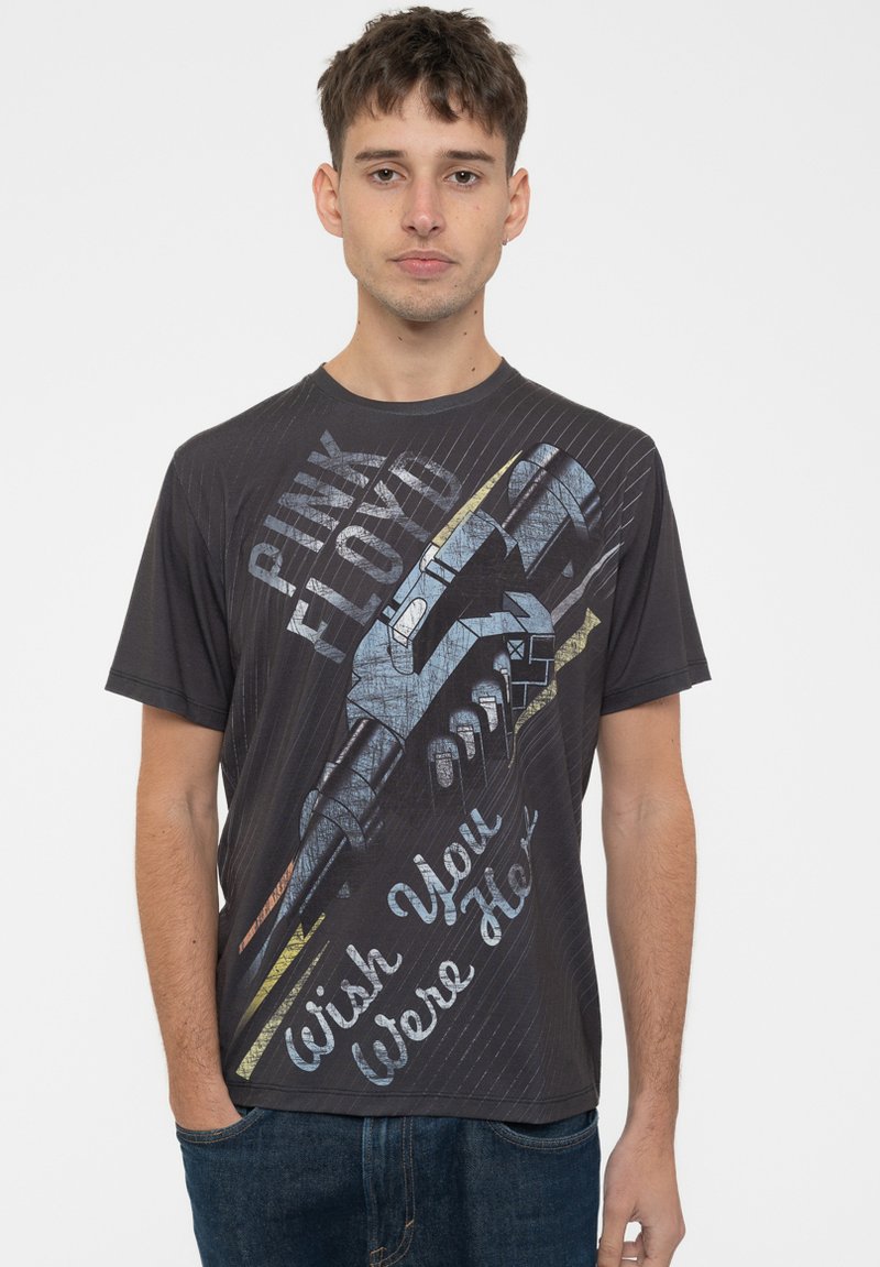 Paradiso Clothing PINK FLOYD WISH YOU WERE HERE SUBLIMATION - Print T-shirt - black