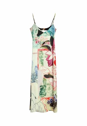Desigual, PRINTED STRAPPY DRESS - Vestito lungo - black